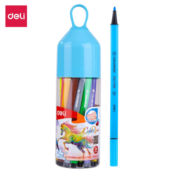 Bút dạ 24 màu Deli C10526